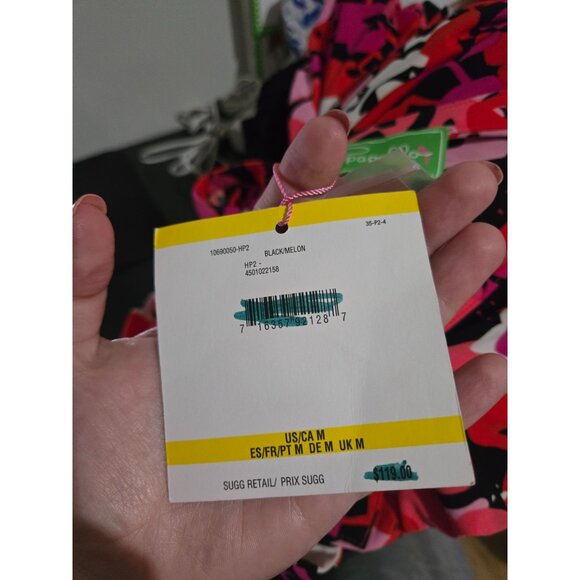 NWT Pappagallo Womens Multicolor Floral Long Sleeve Dress Medium Stretch Boho - Picture 9 of 12